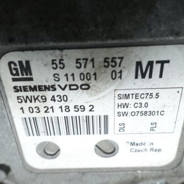 Steuergerät Motor ECU Opel Astra Zafira 1.6 85kW 55559394 55567114 55571558-Image1