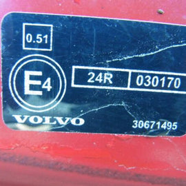 Motorhaube Volvo C70 II Cabrio ROT 612 Passion Red Solid 2006--Image2