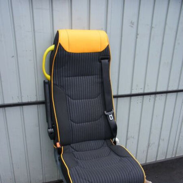 Sitz Hinten Ford Transit V363 2013- Einzelsitz mit Gurt Custom Komplett-Image1