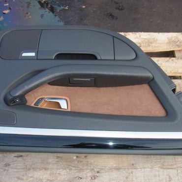 Türverkleidung Hinten Links Audi A8 S8 D3 4E Leder Braun Cappuccino 4E0868065-Image1