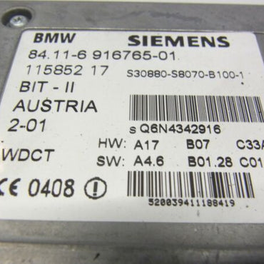 Steuergerät BIT-II Komplett BMW 3er E46 1998- 6916765 Bluetooth Siemens-Image1