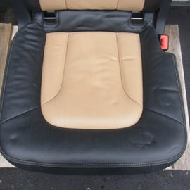 Sitz Hinten Rechts Audi Q7 Facelift 2010- Ledersitz Schwarz-Beige Beifahrersitz-Image1