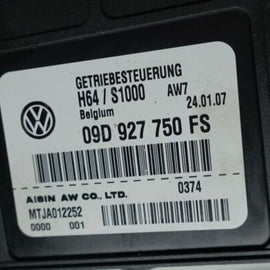 Steuergerät Getriebe ECU für 6-Gang Automatikgetriebe Audi Q7 4L 09D927750FS-Image1