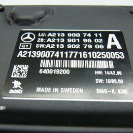 Kamera Stoßstange Vorne MB Mercedes E-Klasse W213 2016- A2139007411-Image2