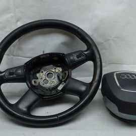 Lenkrad Lederlenkrad Airbag MFL schwarz Audi Q7 4L 4F0419091AH W88-Image1